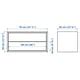 EKET media storage combination, white/with doors, 280x35x35 cm (1101 ...
