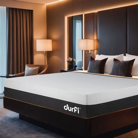 Durfi Natural Latex Orthopedic 6 inch Queen High Resilience (HR) Foam ...