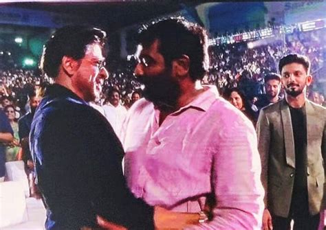 Hero meets villain at Jawan event