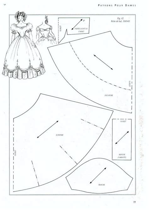 Template Printable Barbie Clothes Patterns - Printable Holiday Crafts