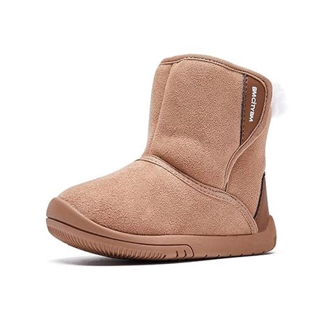 BMCiTYBM Baby Snow Boots Boys Girls Winter Fur Lined Shoes 6 9 12 18 24 ...