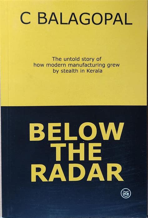 BELOW THE RADAR : C BALAGOPAL: Amazon.in: Fashion