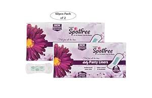 Buy SpotFree Anti Bacterial Panty Liners for Women For Protection ...