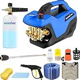 Woscher 878 High Pressure Washer 150 Bars,1800 Watts,8L/ Min Water Flow ...