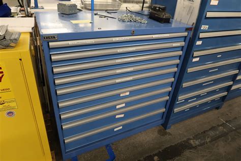 Lista Tool Cabinet, w/- Assorted Fittings, 40" x 23" x 42"