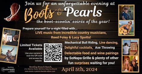Boots and Pearls, Bending Branch Ranch, New Smyrna Beach, April 5 2024 ...
