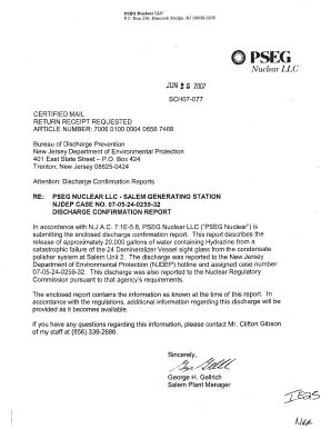 Fillable Online pbadupws nrc Salem Generating Station, Discharge ...