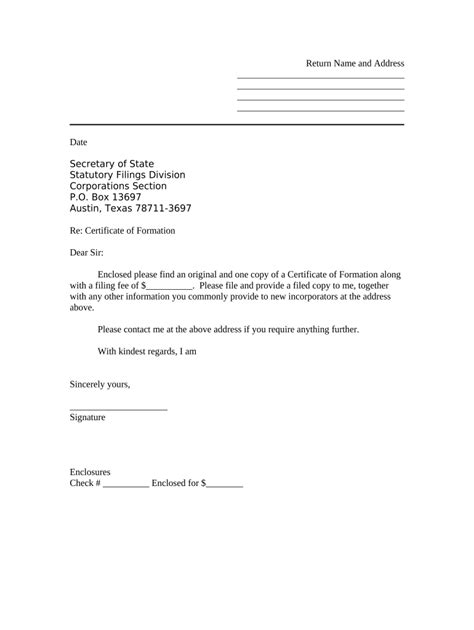 Sample Transmittal Letter Doc Template | pdfFiller