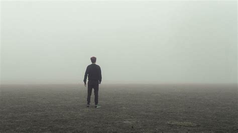 Wallpaper lonely, loneliness, fog, horizon hd, picture, image