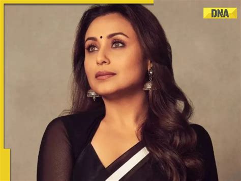 Rani Mukerji says she feels 'unfortunate' as she could not be part of ...
