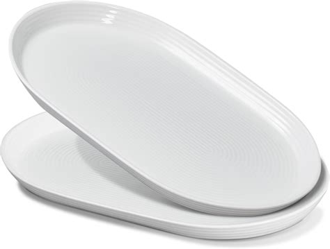 Amazon.com | vicrays Serving Platter Ceramic Tray Plates Extra Large ...