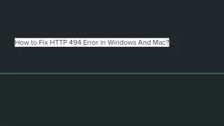 Image result for How to Fix Error Code 494