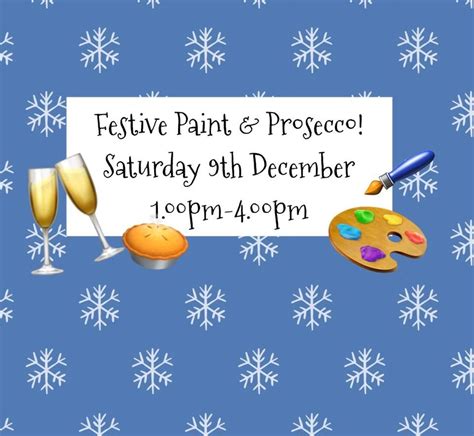 Festive Paint & Prosecco!, Queen's Mill Castleford, 9 December 2023 ...