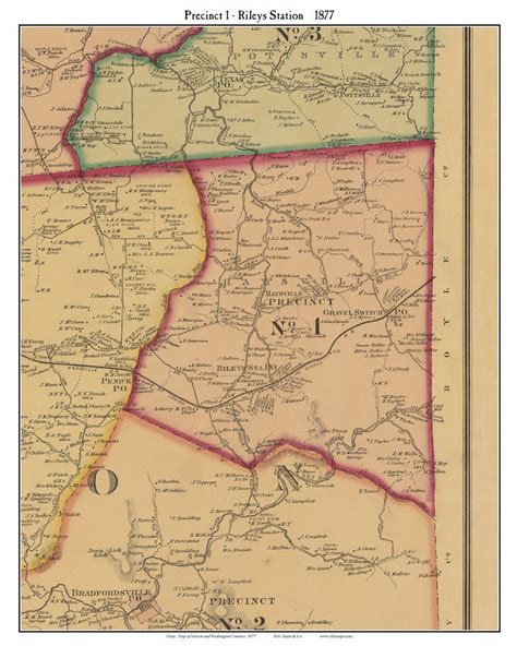 Precinct 1 - Riley's Station - Gravel Switch - Haysville, Kentucky 1877 ...