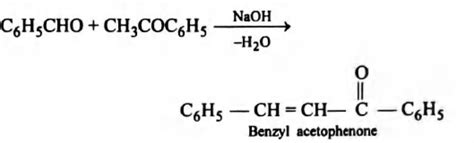 Benzaldehyde on reaction with acetophenone in the presence of sodium ...