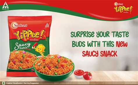 Sunfeast YiPPee! Saucy Masala, Instant Noodles (Single Pack), 67.5 ...