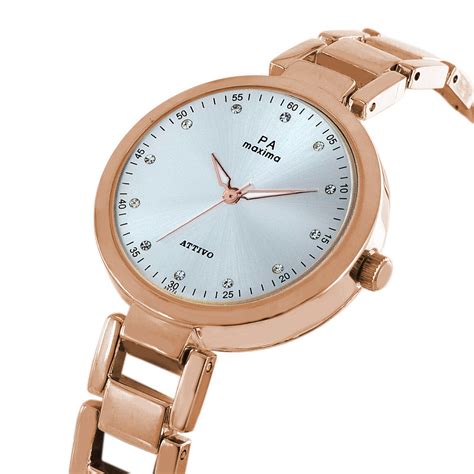 Maxima ATTIVO Women Silver Dial Analogue Watch - 55772BMLR