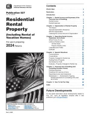 2024 Form IRS Publication 527 - Blank Fillable Template | Fill Out ...