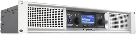 QSC GXD8 1200W 2-Channel Power Amplifier Continuous/ch at 4 ohms, with