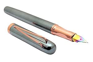 Ledos Yiren 3725 Metallic Green With Rose Gold Trims Fountain Pen ...