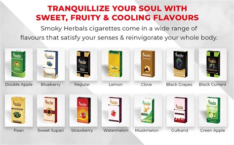 Buy Smoky Herbals 100% Tobacco & Nicotine Free Cigarette for Refresh ...