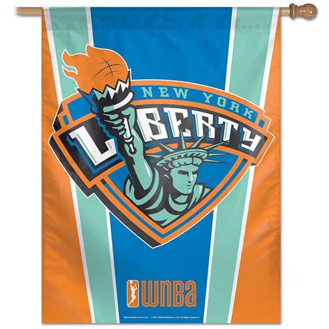 WNBA New York Liberty Vertical Flag, 27" x 37" : Amazon.in: Sports ...