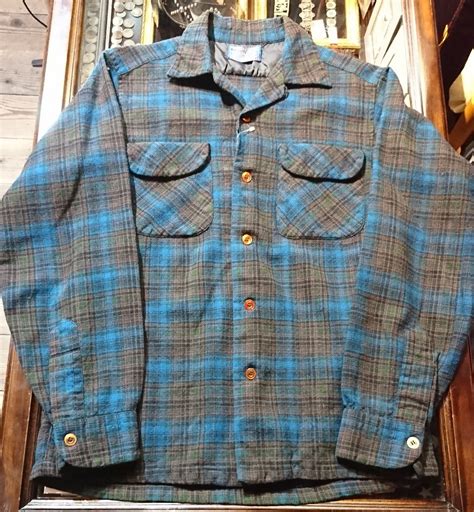 50s vintage pendleton wool shirt ヴィンテージ ペンドルトン ウールシャツ | 旅する古着屋 ドッケリーファーム