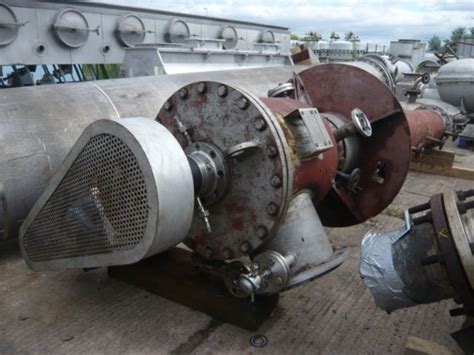 IPP# 219255, 105 lb/h Stainless Steel 316 Wiped/Thin Film Evaporator in ...