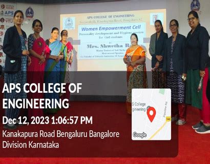 APSCE Bangalore | APS Engineering College Bangalore