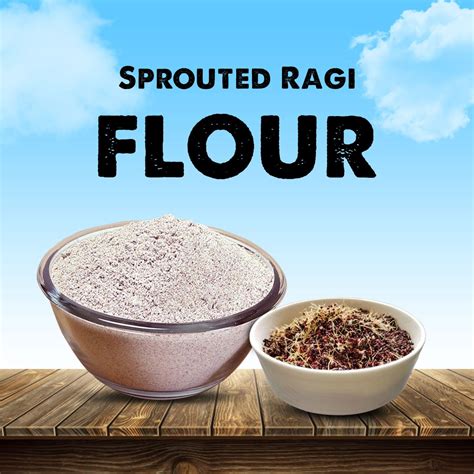 Sprouted Ragi Flour 500g – Ueir Organic Foods