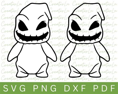 Oogie Boogie SVG Png Dxf Clipart Ears Cut File Outline, 49% OFF