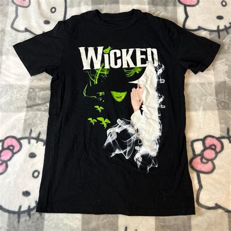 wicked tee broadway wicked tshirt will be lint... - Depop