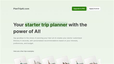 Plan a Trip 的图像结果