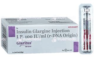 Glaritus 100 Iu Cartridge 3 Ml - Uses, Side Effects, Dosage, Price ...