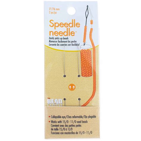 The BeadSmith Speedle Needle, 76mm - 2 Needles