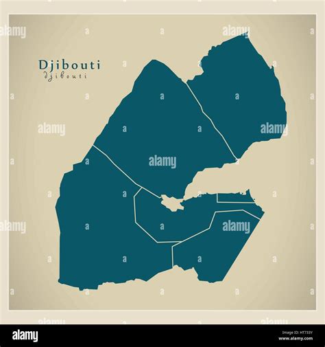 Djibouti city map Stock Vector Images - Alamy