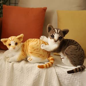 Eshopys Real Life lying cat soft toys combo for kids of all ages - 30 ...