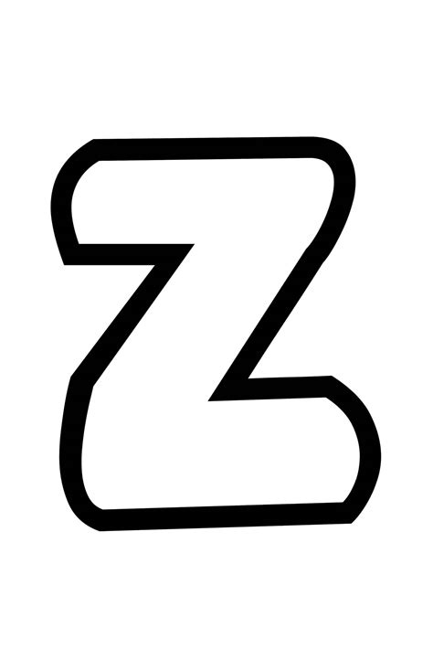 Letter Z Printable