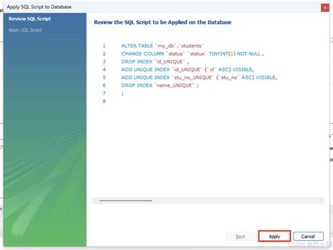 Create a List MySQL Workbench 的图像结果