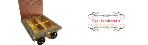 Buy Handicrafts Decorative Empty Oxidized Wooden Dry Fruit Box/ Sweets ...