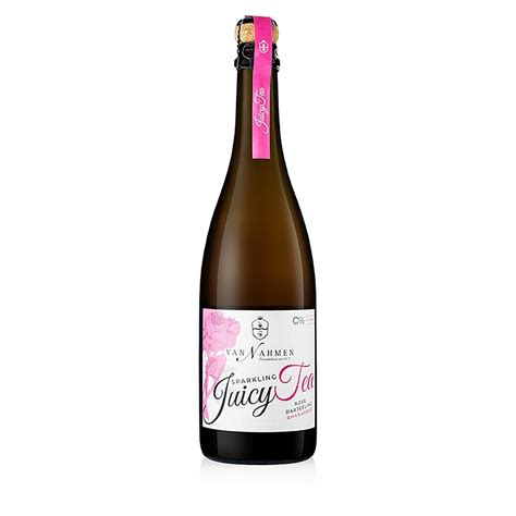 Sparkling Juicy Tea Rose - Darjeeling - Rhubarb, 750ml, van Nahmen BIO ...