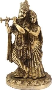 Divya Mantra Decorative Sri Hindu Goddess Radha and Lord Krishna Idol ...