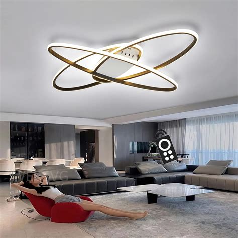 WERSVG Modern Dimmable LED Ceiling Light for Living Room, India | Ubuy