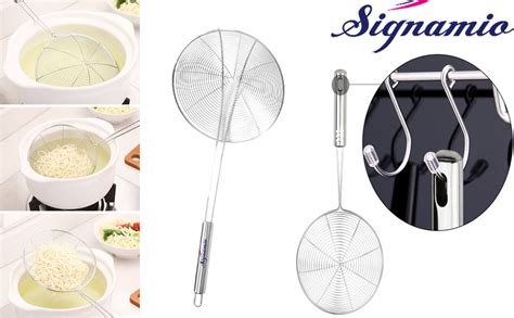 SIGNAMIO® Heavy Duty Professional Standard Stainless Steel Deep Fry Net ...