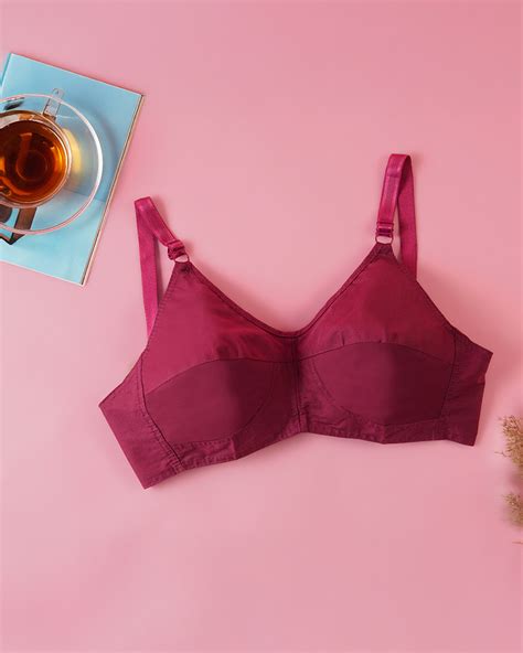 Teenager Cotton Bras With Lycra Straps – Purple – Teenager Bra