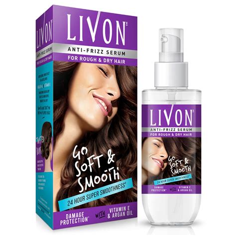 Livon Anti-Frizz Serum For Rough & Dry Hair, 50 ml Price, Uses, Side ...