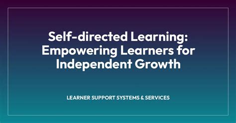 Image result for Self-Directed Learner