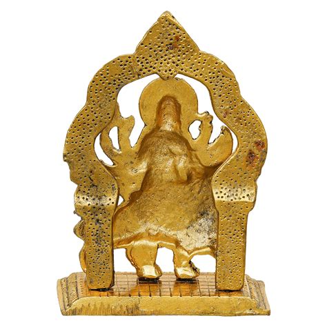 Webelkart Premium Metal Maa Durga MATA Rani Sherawali Murti Idol for T ...