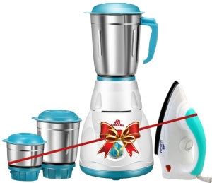 Alibaba Super Combo 750 W Magic Dry Iron (White, Green) & 550 W Mixer ...