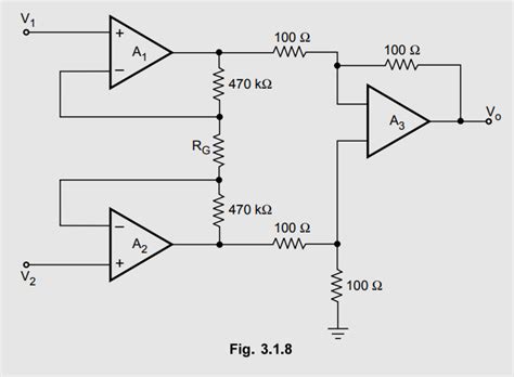Instrumentation Amplifiers using Op-amp - Working Principle, Circuit ...
